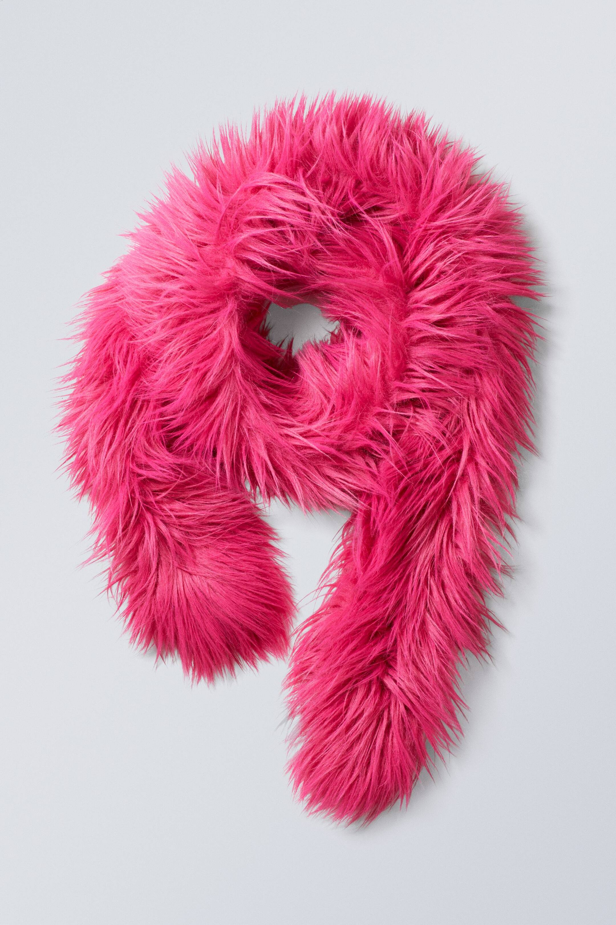 Vis større bilde: Cassie Faux Fur Scarf - Rosa - Ladies | H&M NO 1