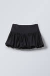 balloon mini skirt - Black | Weekday WW