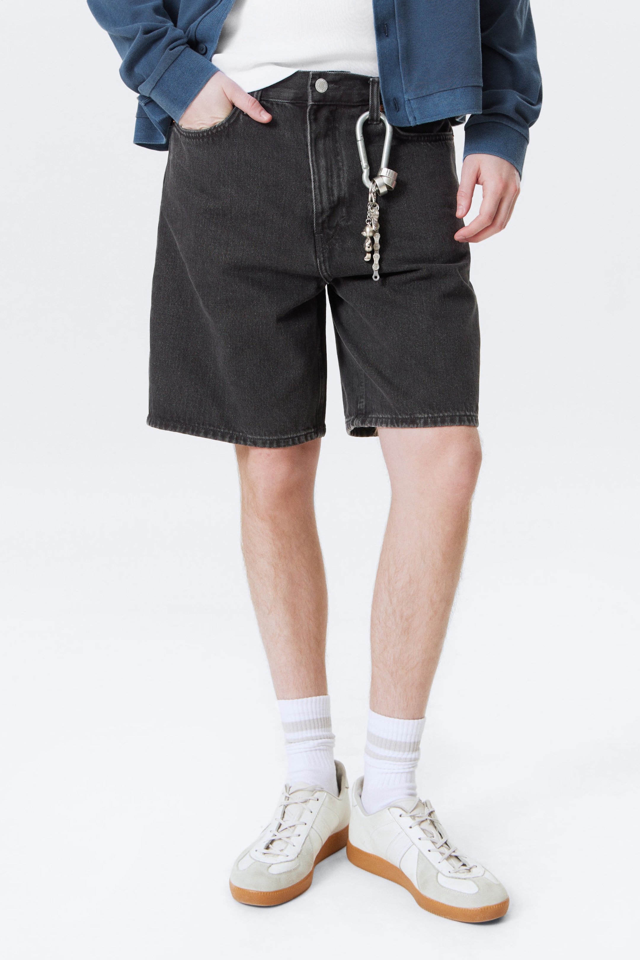 Tuned Black - Galaxy Denim Shorts - 3