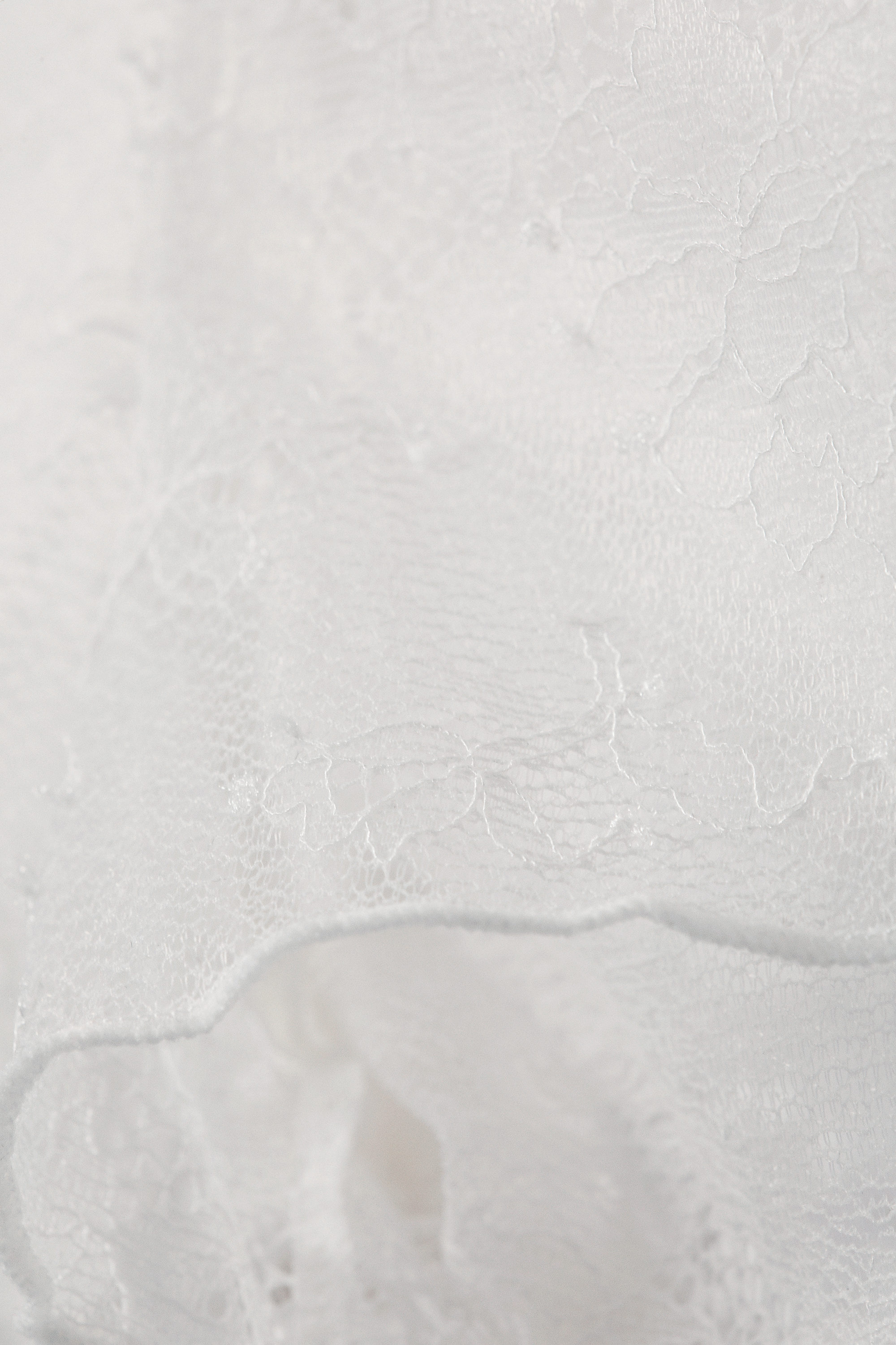 Blanc - Short de pyjama en dentelle - 4