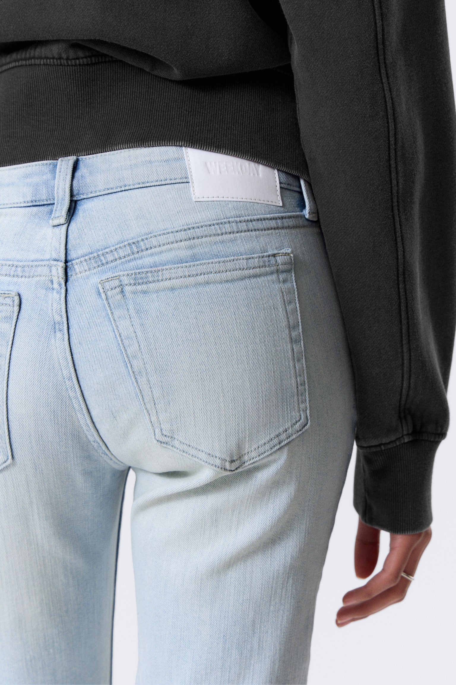 Luna Low Waist Skinny Bootcut Leg Jeans - Fluid Blue - Ljusblå/Blue Hymn - Mellanblå/Blue Rinse - Mörkblå - 6