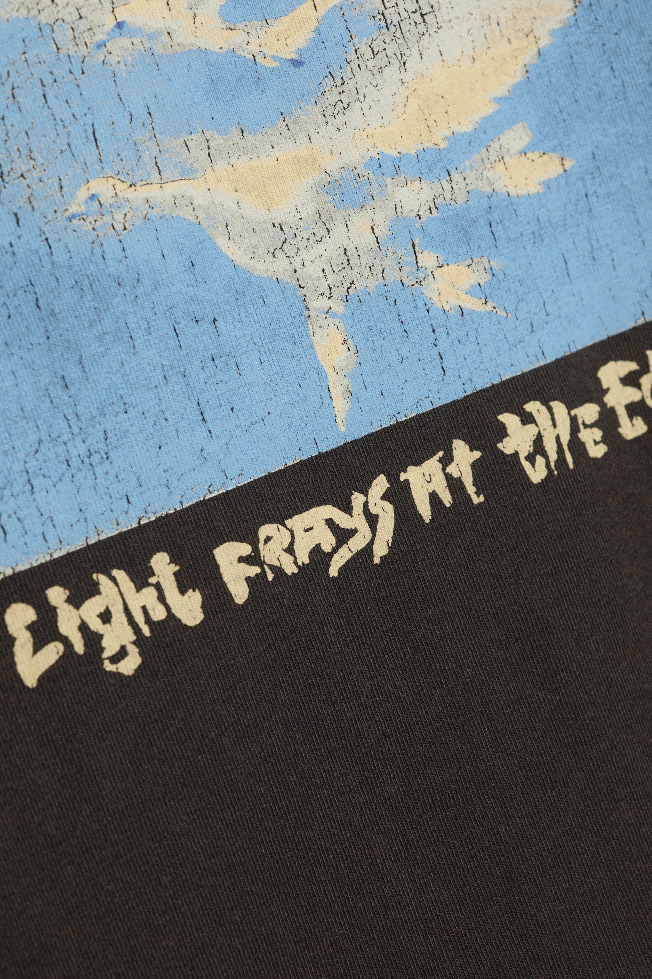 Schwarz - Vögel - Entspanntes T-Shirt mit Grafikdruck - 4