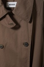 Taupe - Travis Oversized Trench Coat - 1