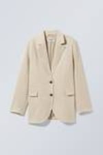Beige - Blazer Isa aus Leinenmix - 0