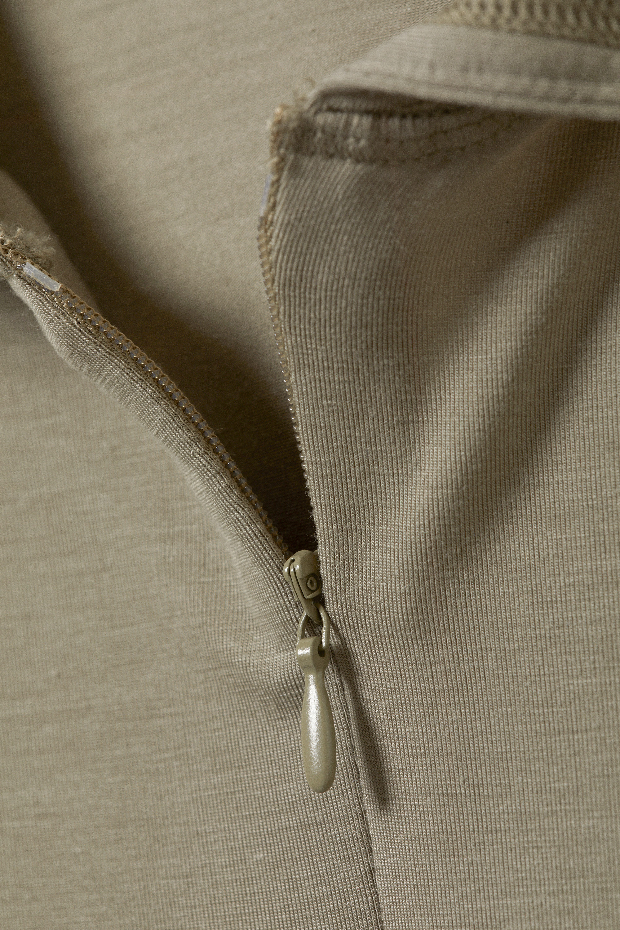 Helles Graubraun - Schmal geschnittener Zip-Hoodie aus Lyocell - 5