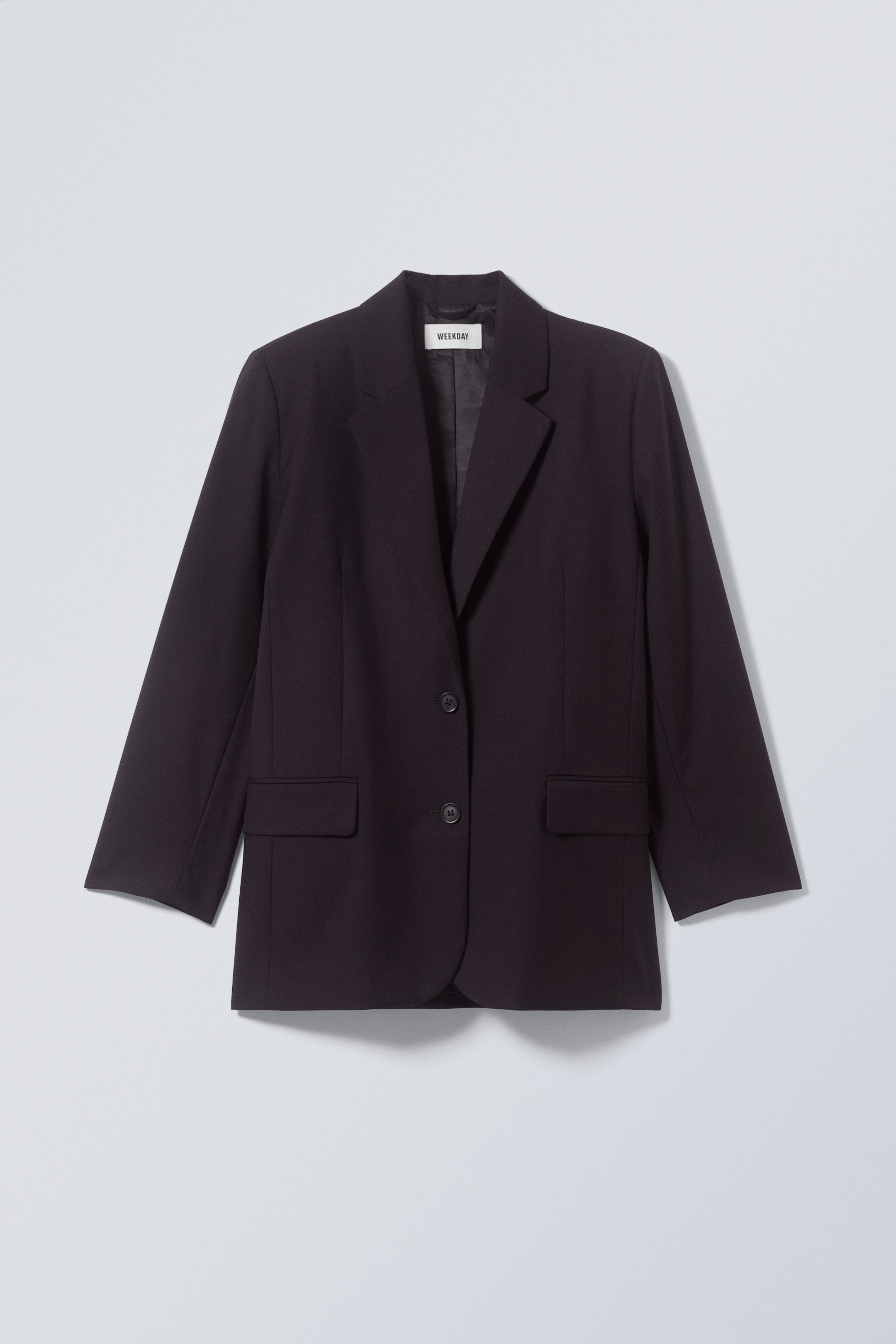 Dark Plum - Erin Oversized Blazer - 1
