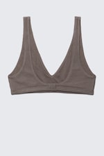 Dark Mole - Plunge Rib Soft Bra - 4