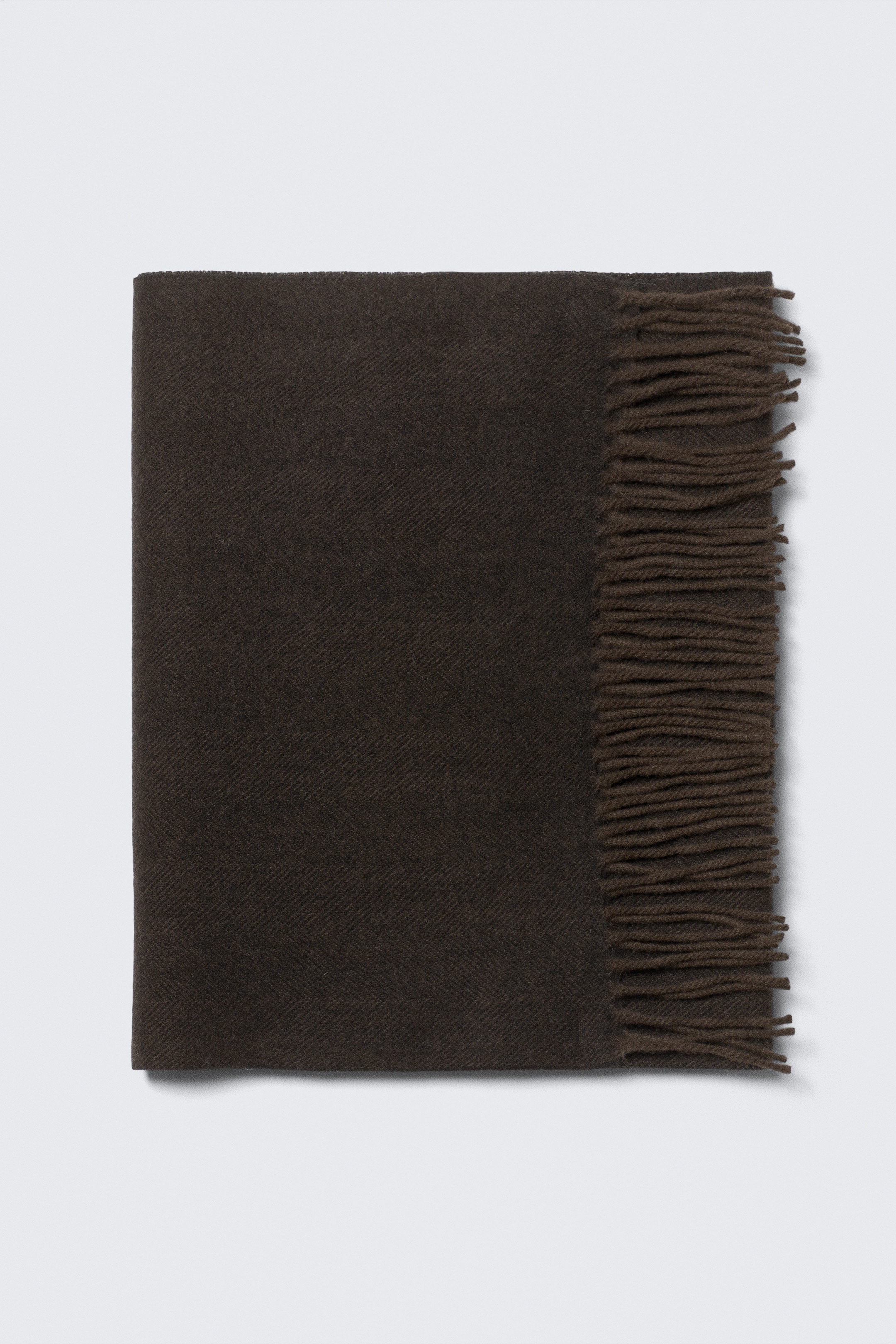 Agrandir l'image: Écharpe longue en laine tissée - Marron moyen - FEMME | H&M CH 1