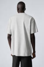 Grey - Oversized Heavyweight T-shirt - 2