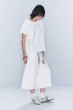 White - CM x LB Dunno White Unisex Carpenter Jorts - 6