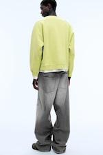 Light Dusty Green - Relaxed Boxy Sweatshirt - 3