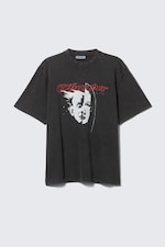 Black - Thunder Tour - Relaxed Graphic Printed T-shirt - 4