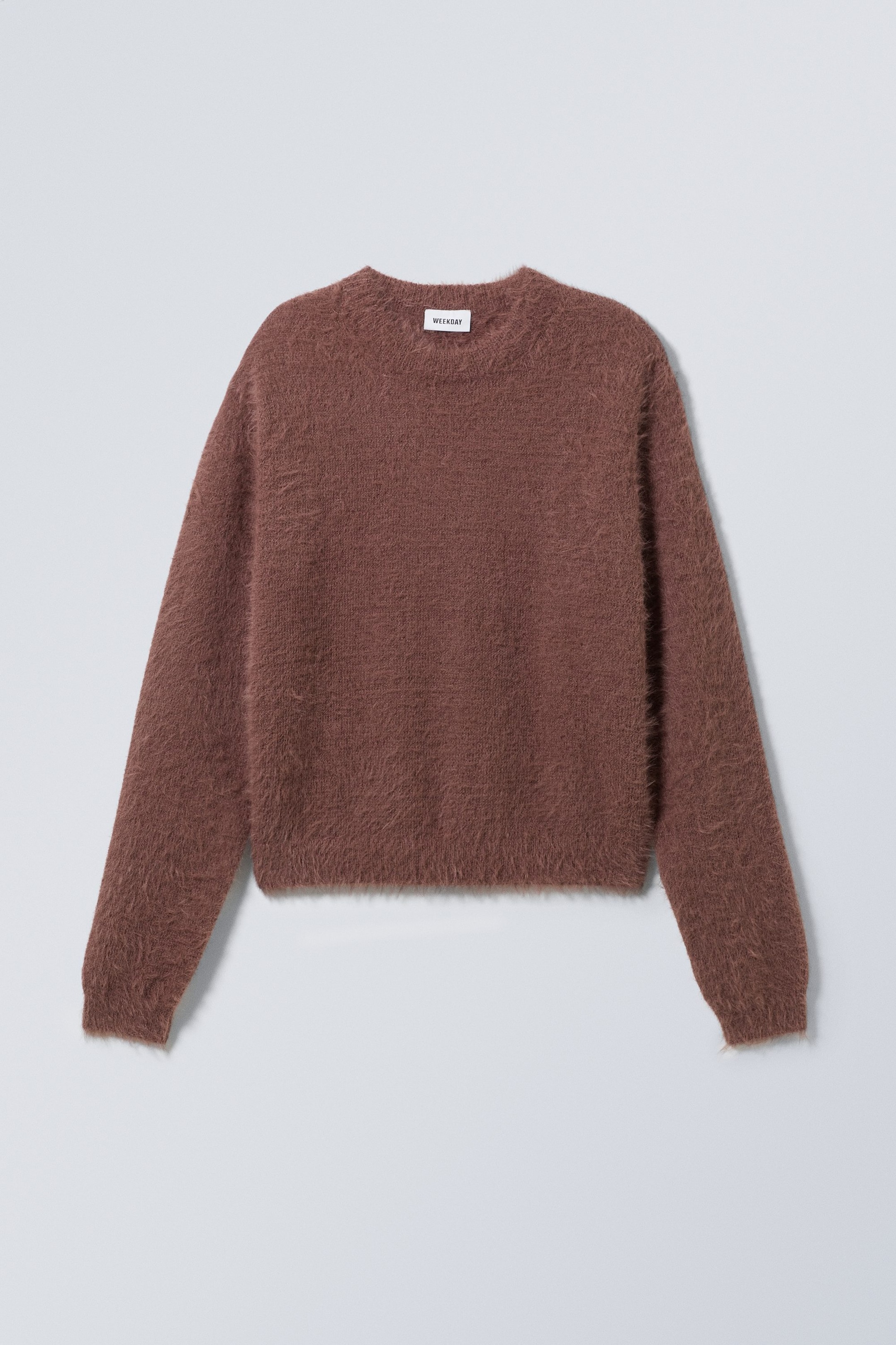 Rust Brown - Jesper Wool Blend Knit Sweater - 0