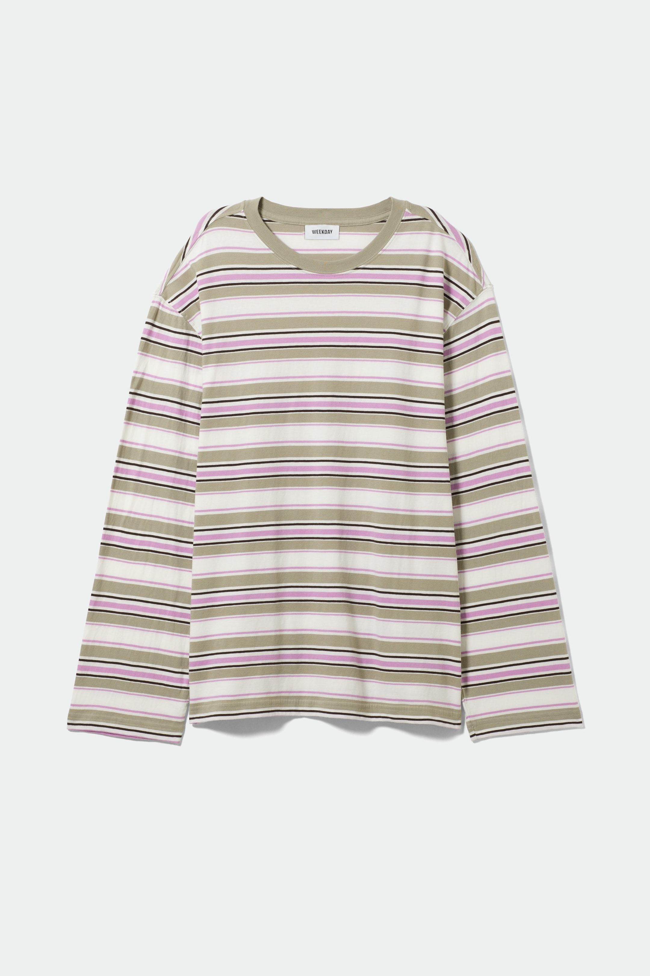 Khaki stipes - Now Stripe Long Sleeve - 0