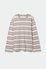 Khaki stipes - Now Stripe Long Sleeve - 0