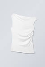 White - Hera Drape Top