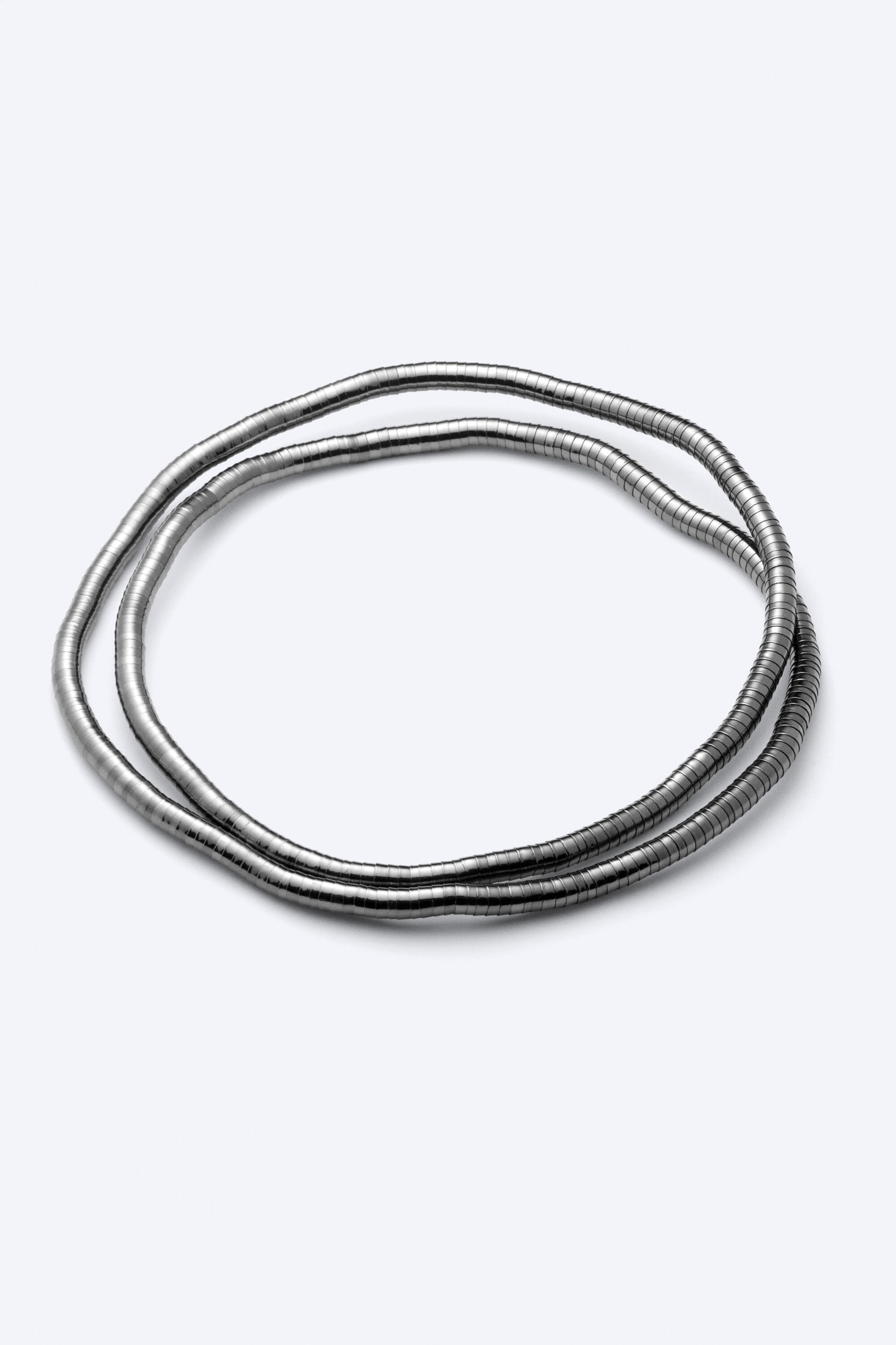 Donkergrijs - Slangenketting - 1
