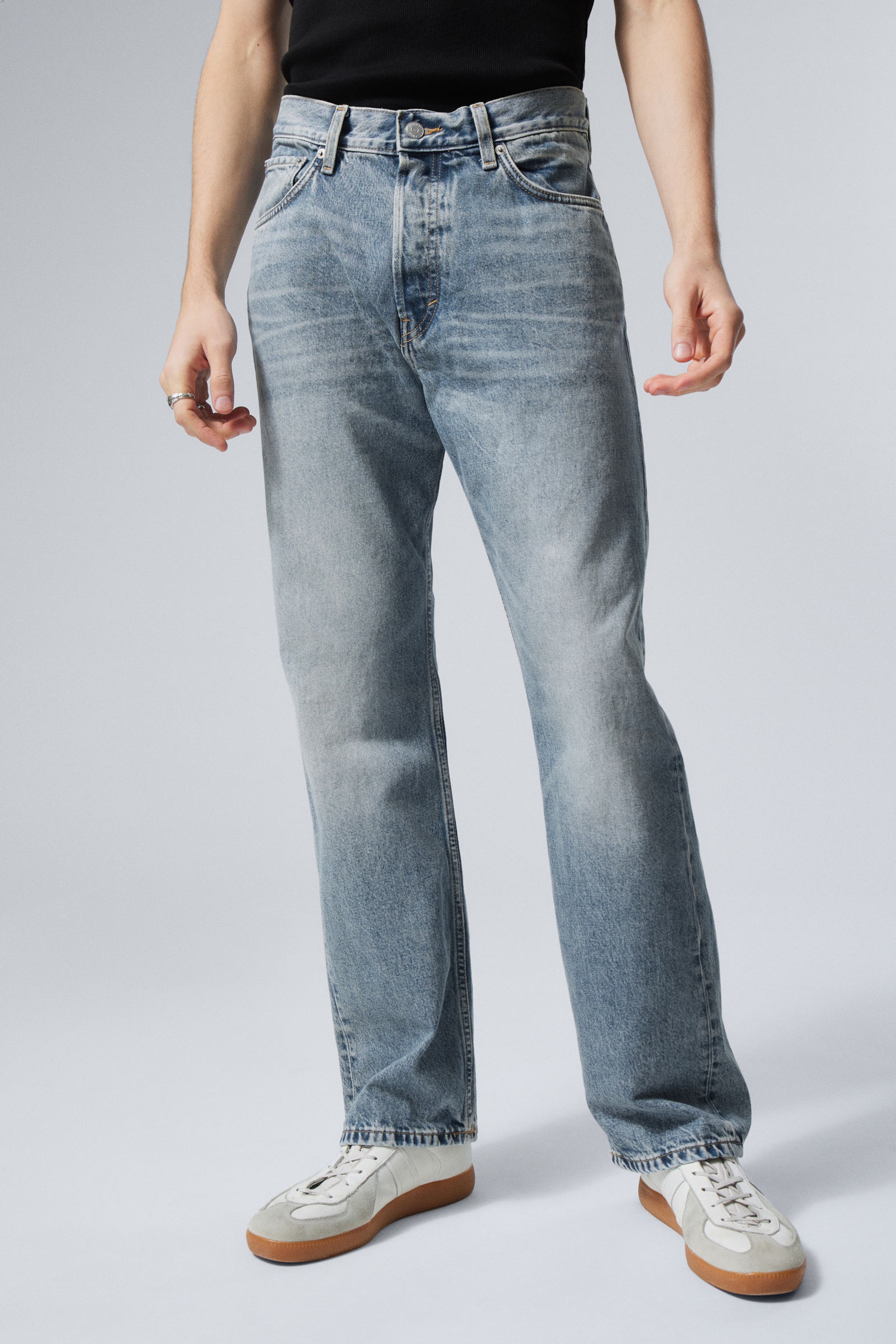 #79829D - Orbit Mid Rise Regular Straight Leg Jeans - 2
