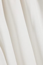 White - Soft Mid-Rise Balloon Trousers - 1