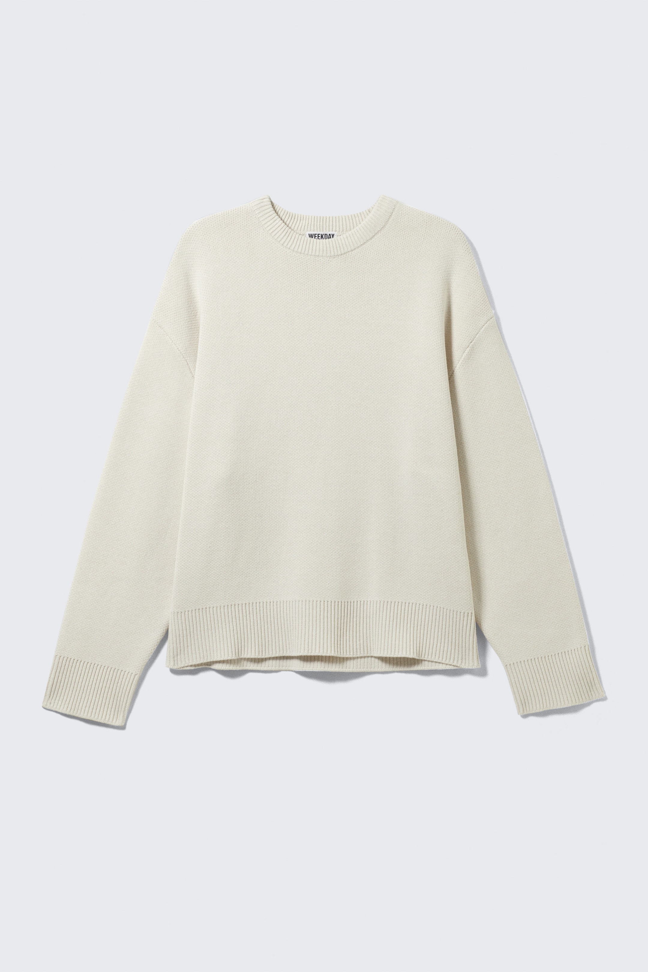 Taupe cendré clair - Pull oversize Cypher - 1