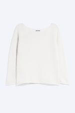 Black - Alpaca-Blend Boat-Neck Sweater - 0