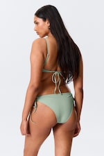 Vert clair poudré - Bas de maillot avec liens à nouer - 2