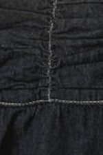 Blauw touch - Knielange denim rok - 1