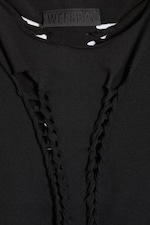 Black - Jersey Knot Dress - 5