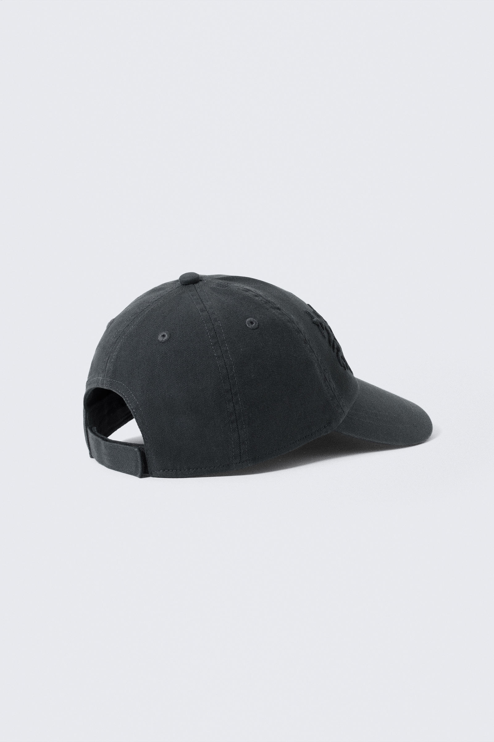 EMBROIDERY CAP BLACK × CHARCOAL embroidery cap - Dark Grey | Weekday EU