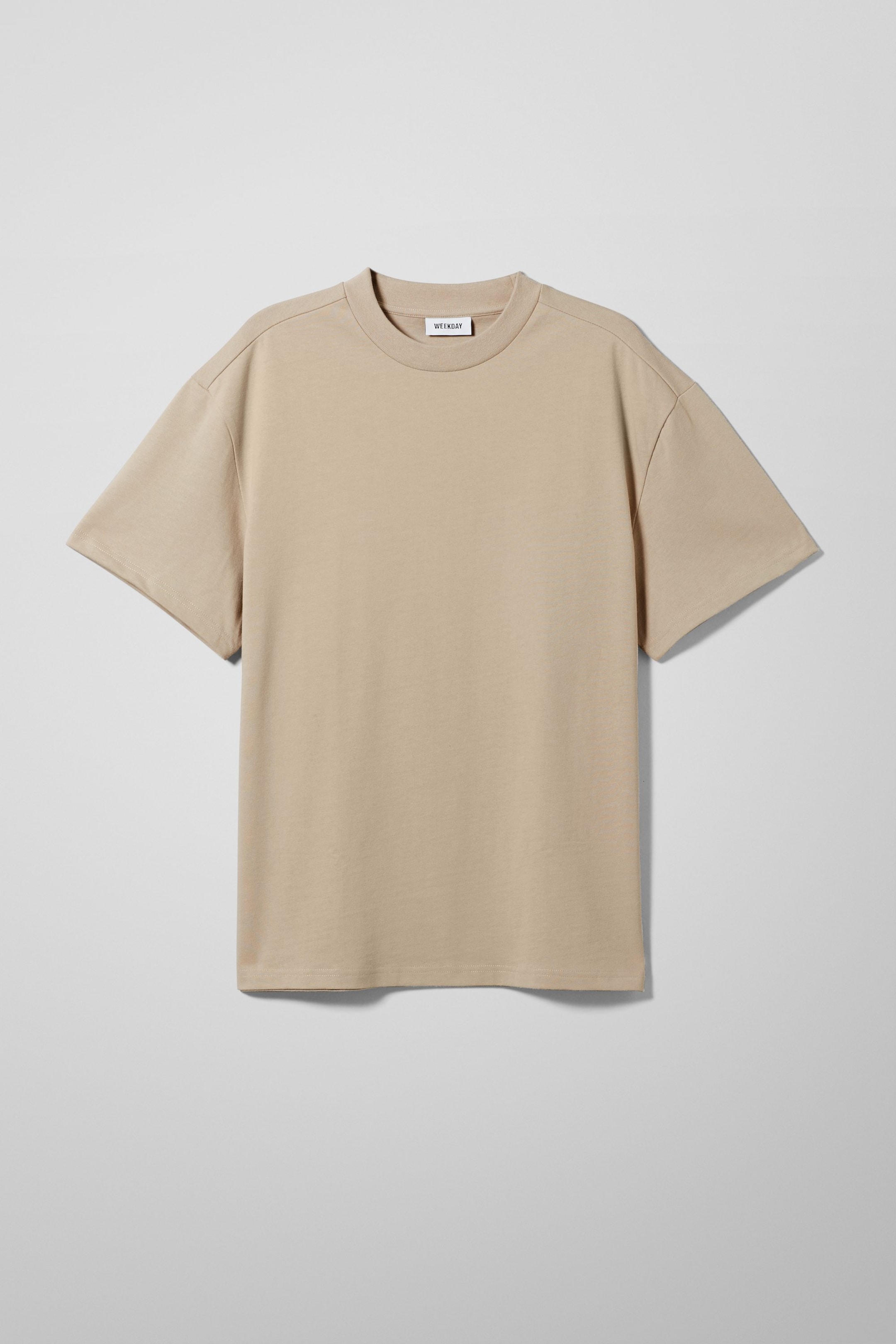 Beige - Großartiges Heavyweight-T-Shirt - 0