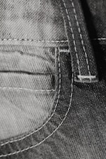 Dunkelgrau - Poser – Weite Jeans mit normaler Taille - 1