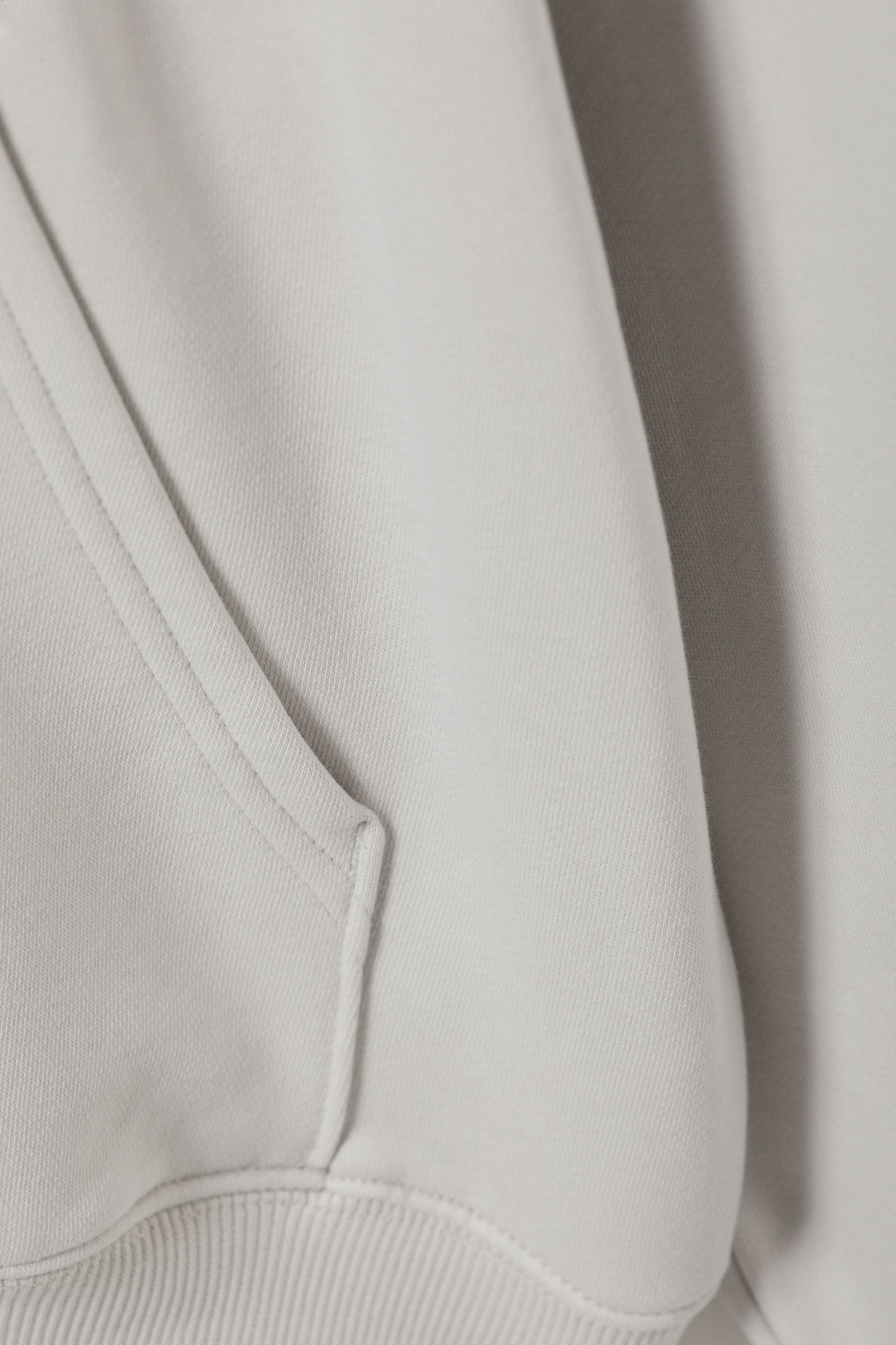 Ljus mullvad - Tung oversized hoodie - 4