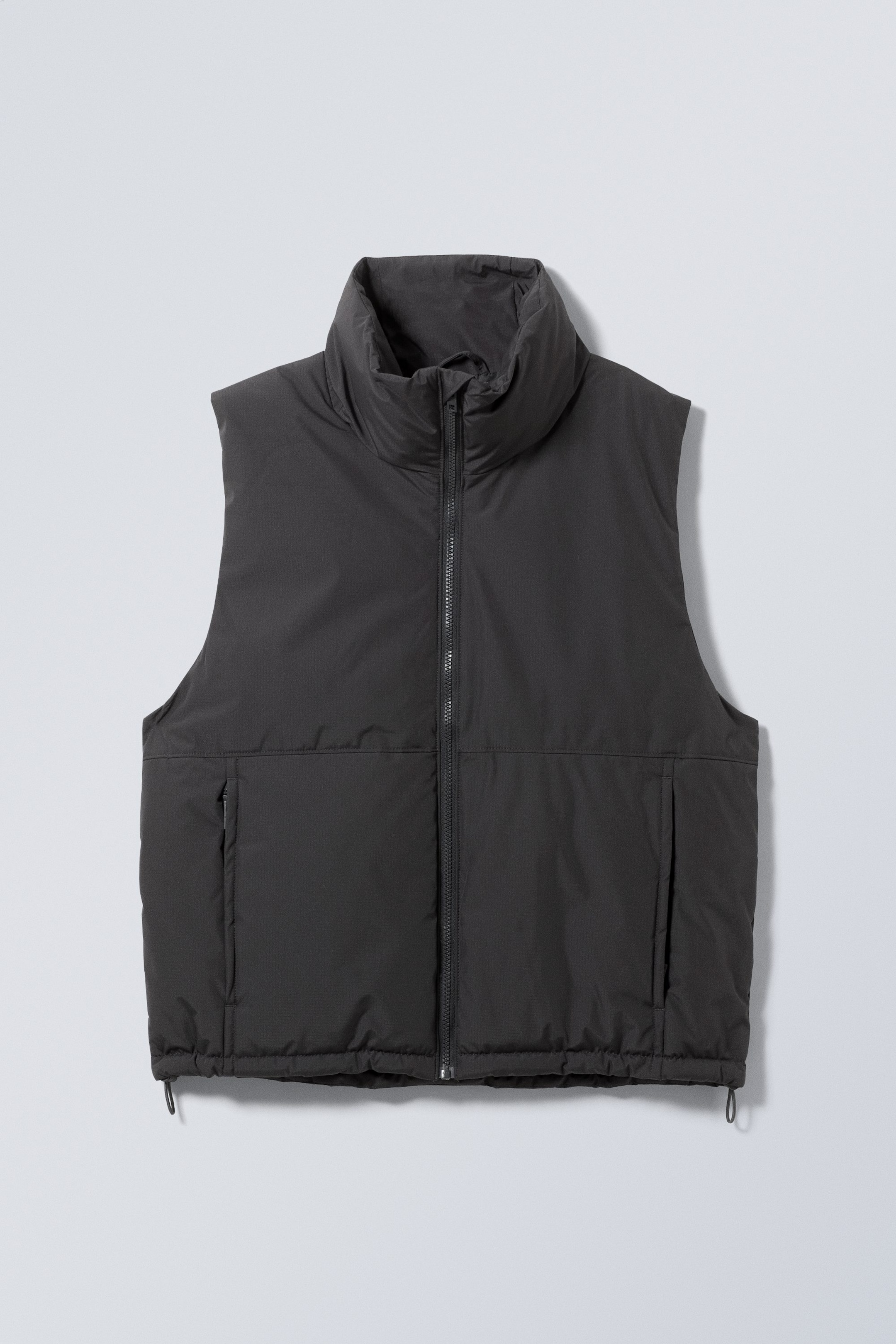 Black - Billy Puffer Vest - 0