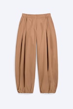 Staubiges Braun - Ballonhose mit niedrigem Bund - 5