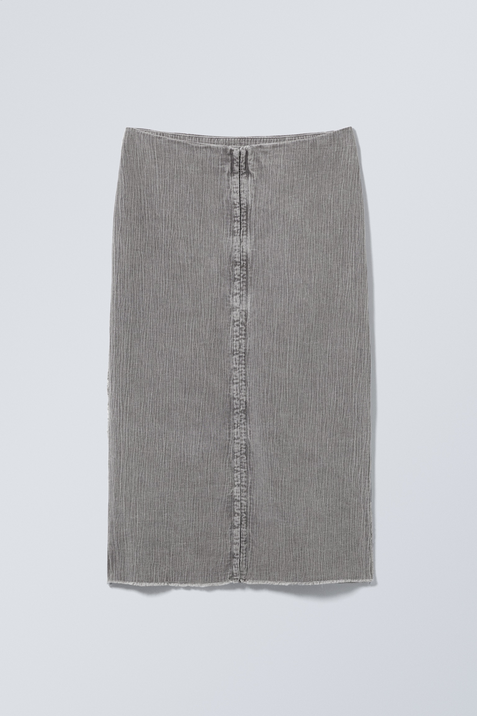 Falda lápiz de longitud midi - Gris lavado