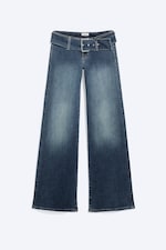 Tune Blue - Dunkelblau - Willow Low Waist Loose Flared Jeans - 5