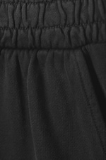 Washed Dark Grey - Loose Straight Terry Sweatpants - 1