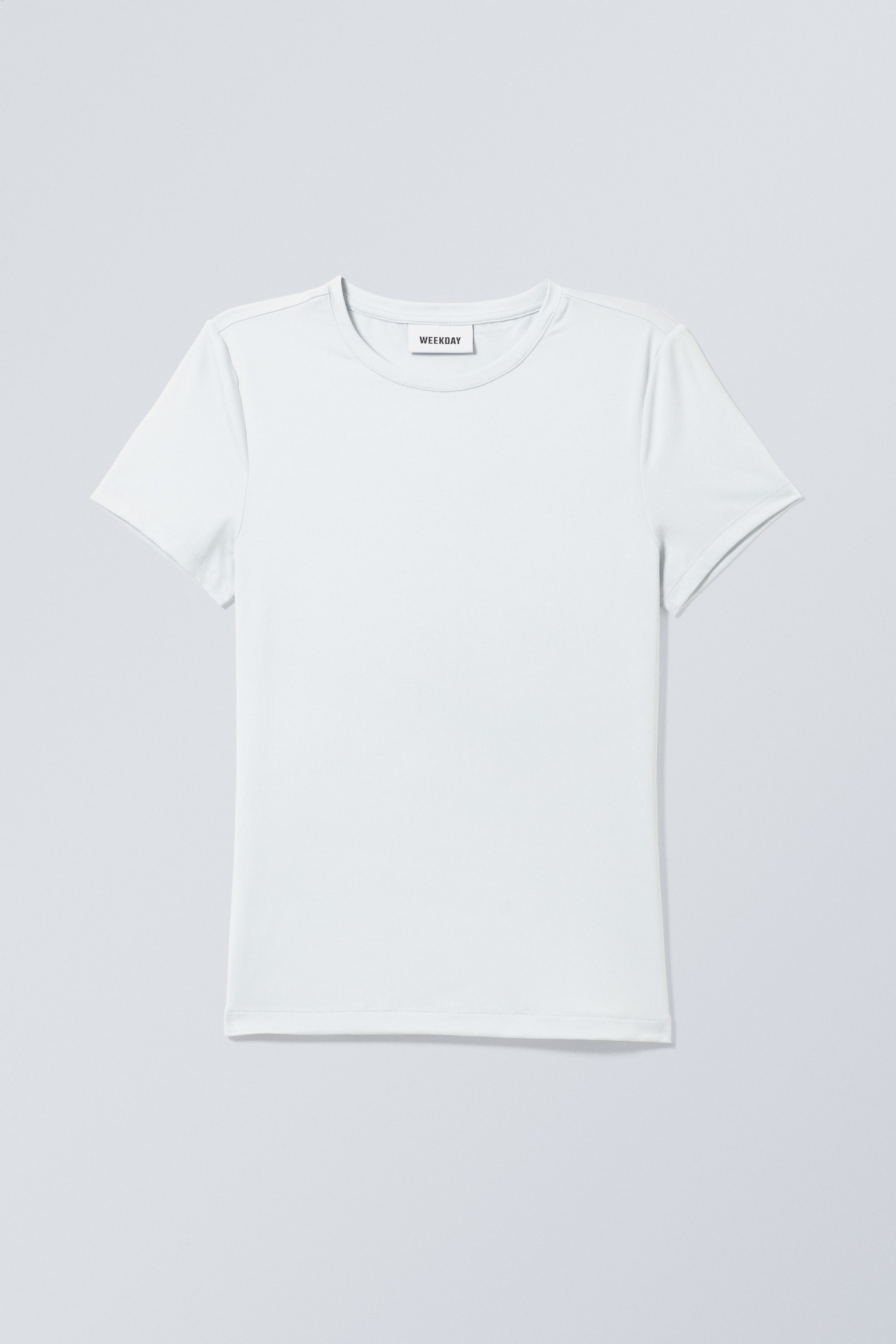 Light Dusty Blue - Fine T-shirt - 0