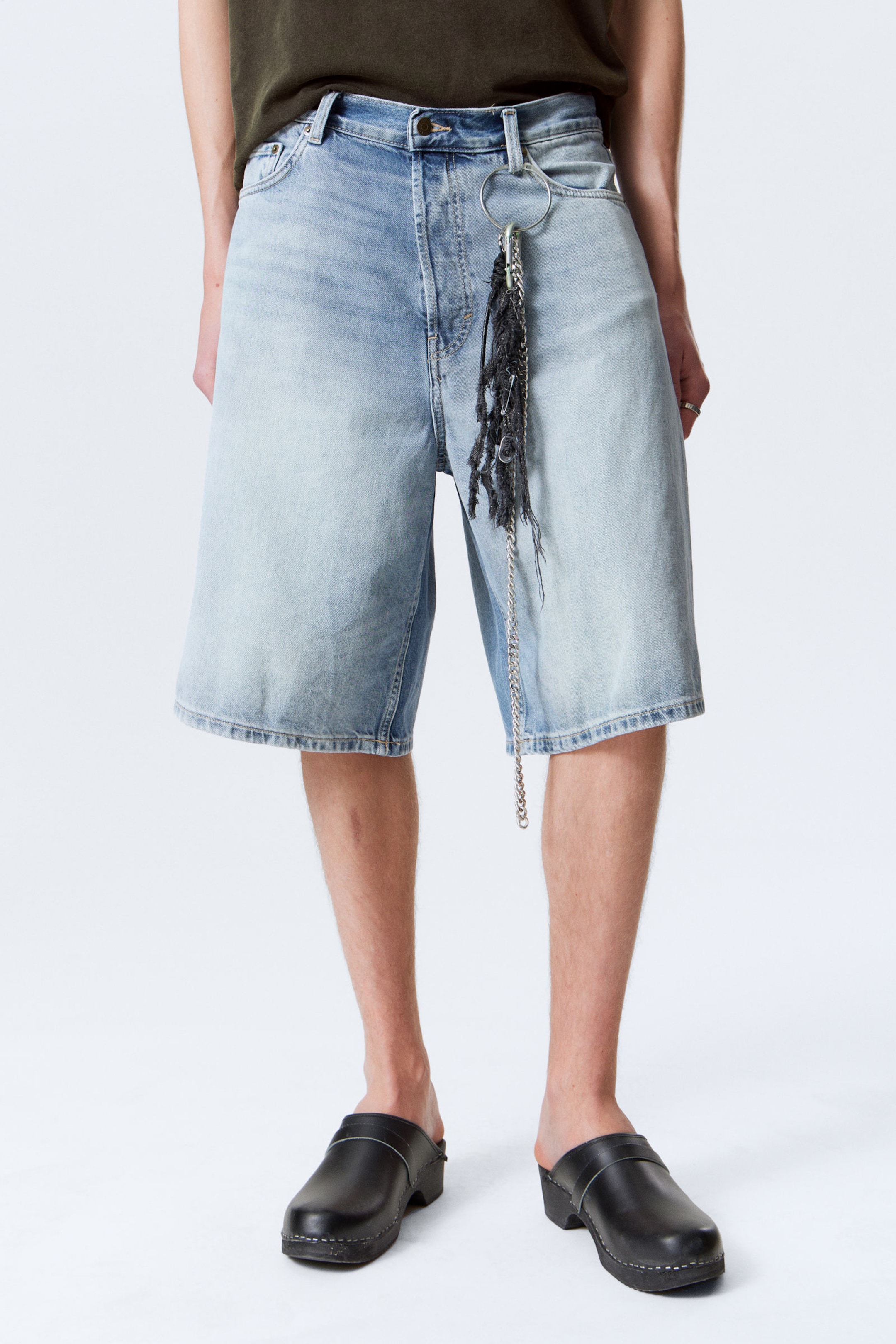 #79829D - Lockere Baggy-Jeansshorts Astro - 2