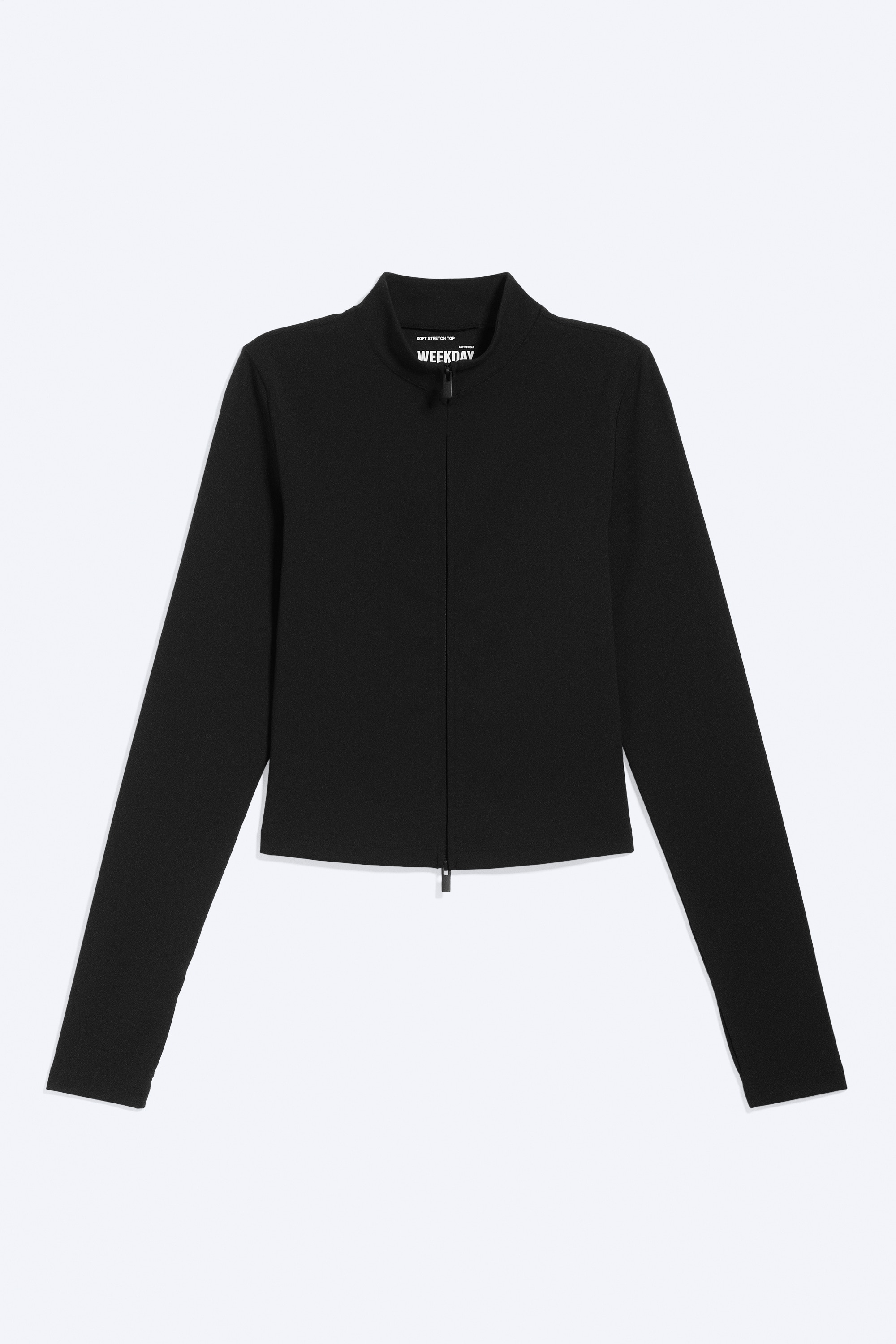 Zipped Sports Jacket - Black