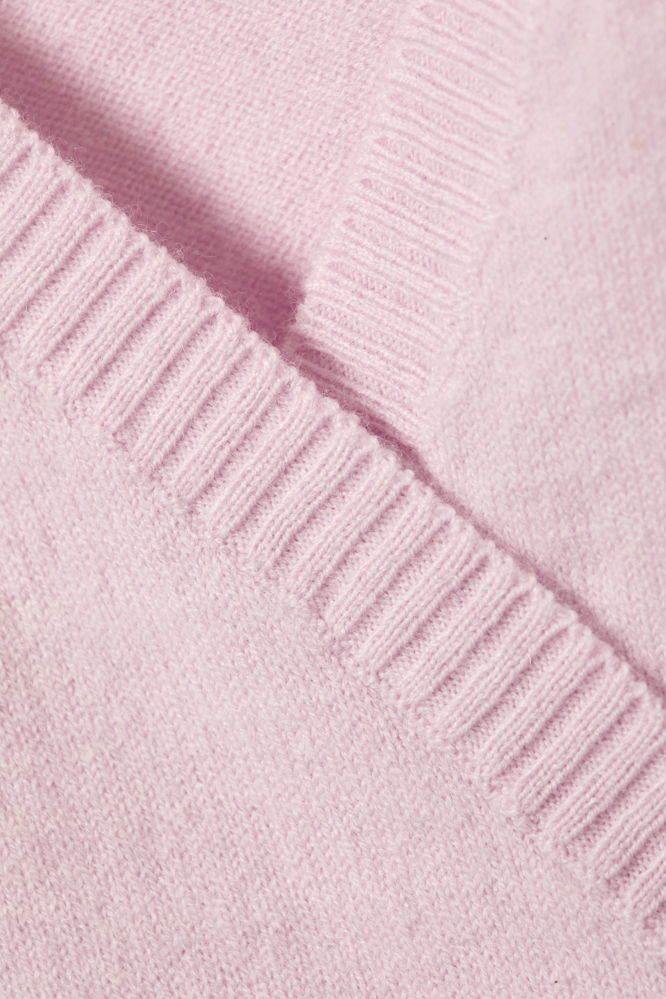 Light Pink - V-Neck Wrap Knit Cardigan - 2