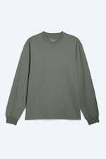 Staubiges Khakigrün - Longsleeve mit lockerer Passform - 4