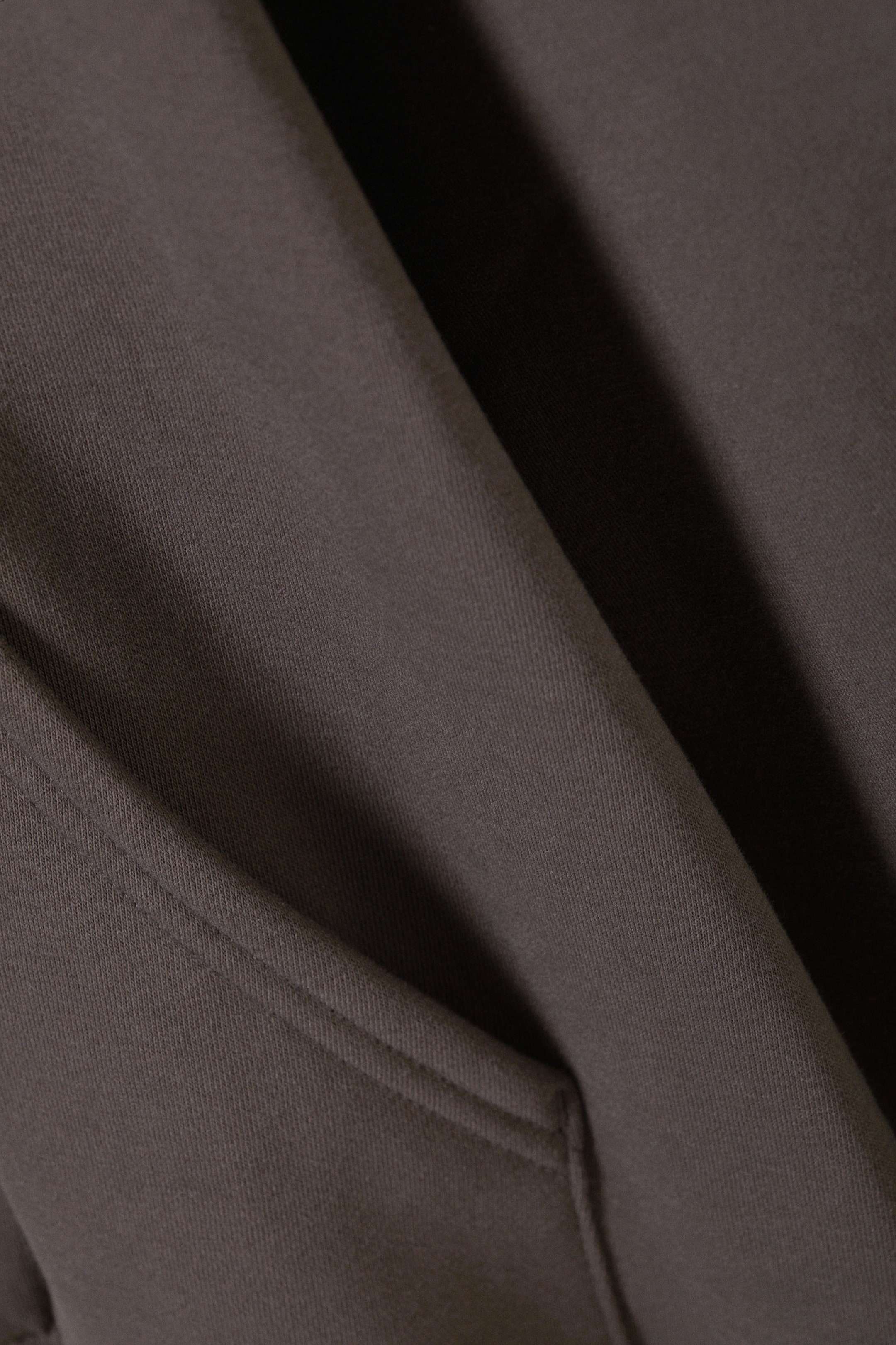 Dark Brown - Oversized Heavyweight Hoodie - 5