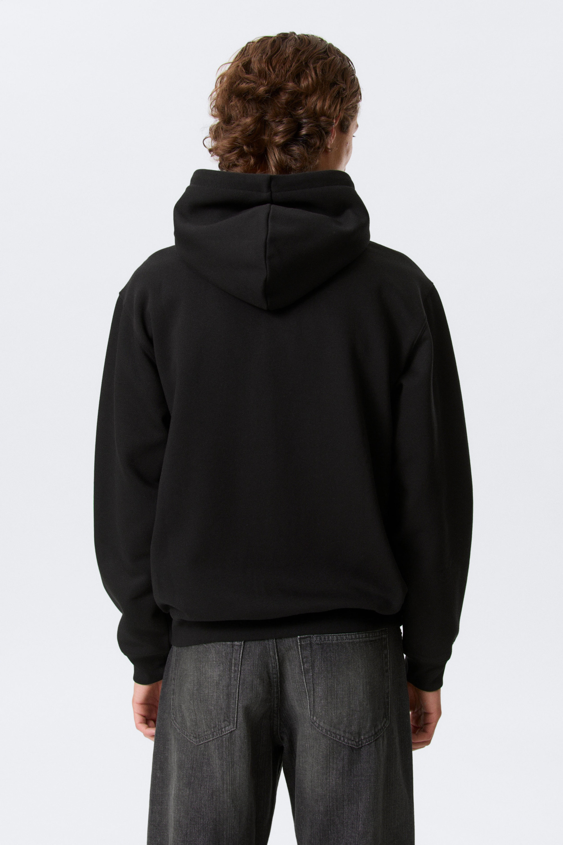 Schwarz - Klassischer Zip-Hoodie - 3