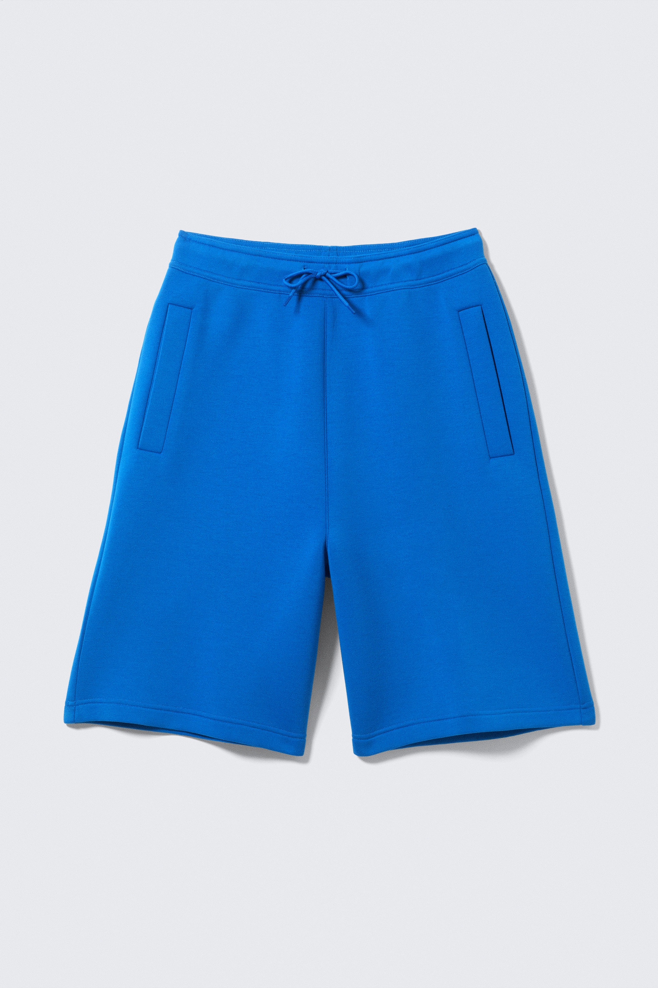Leuchtendes Blau - Locker geschnittene Scuba-Shorts - 1