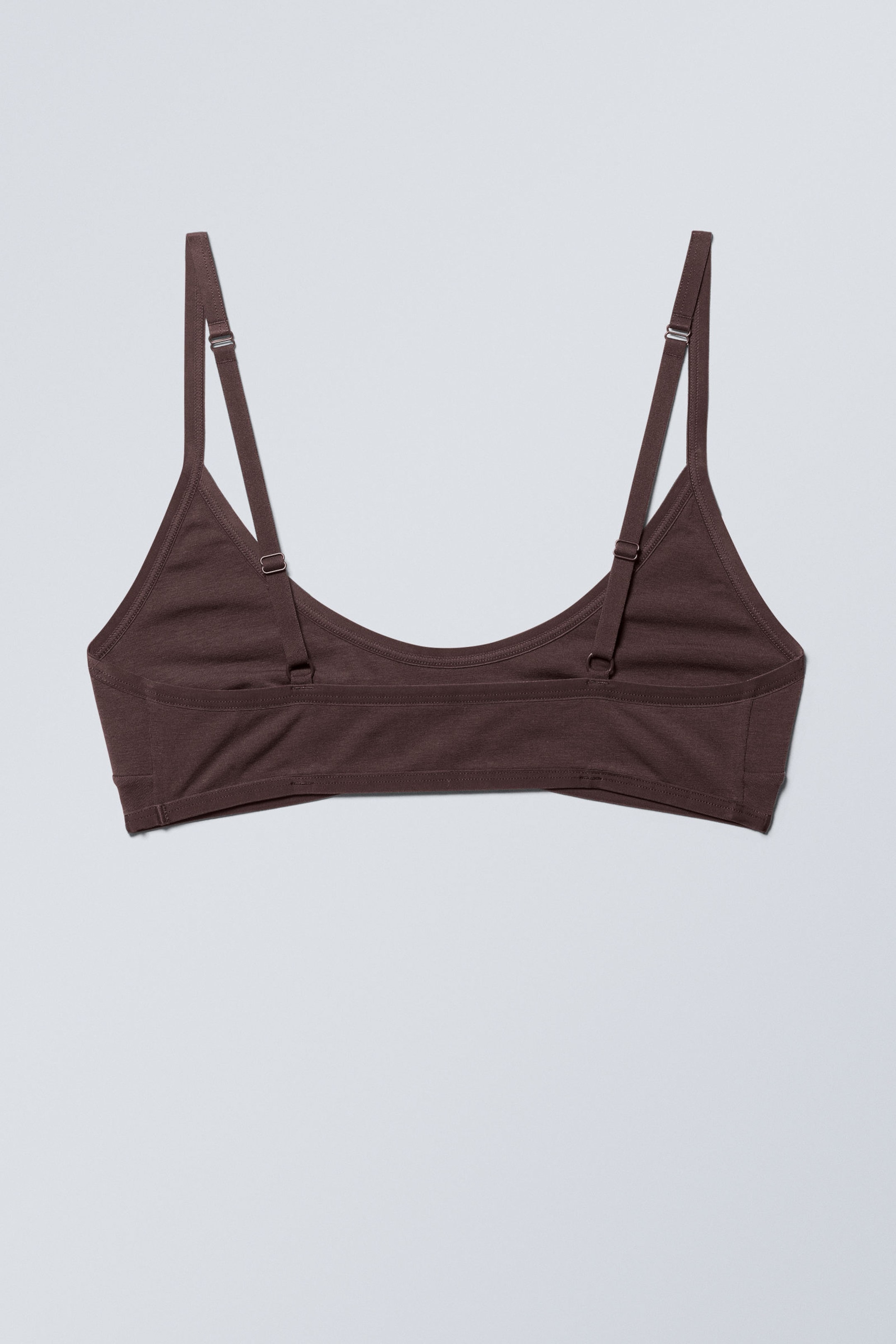 #34272C - Inez katoenen bralette met ronde hals - 2