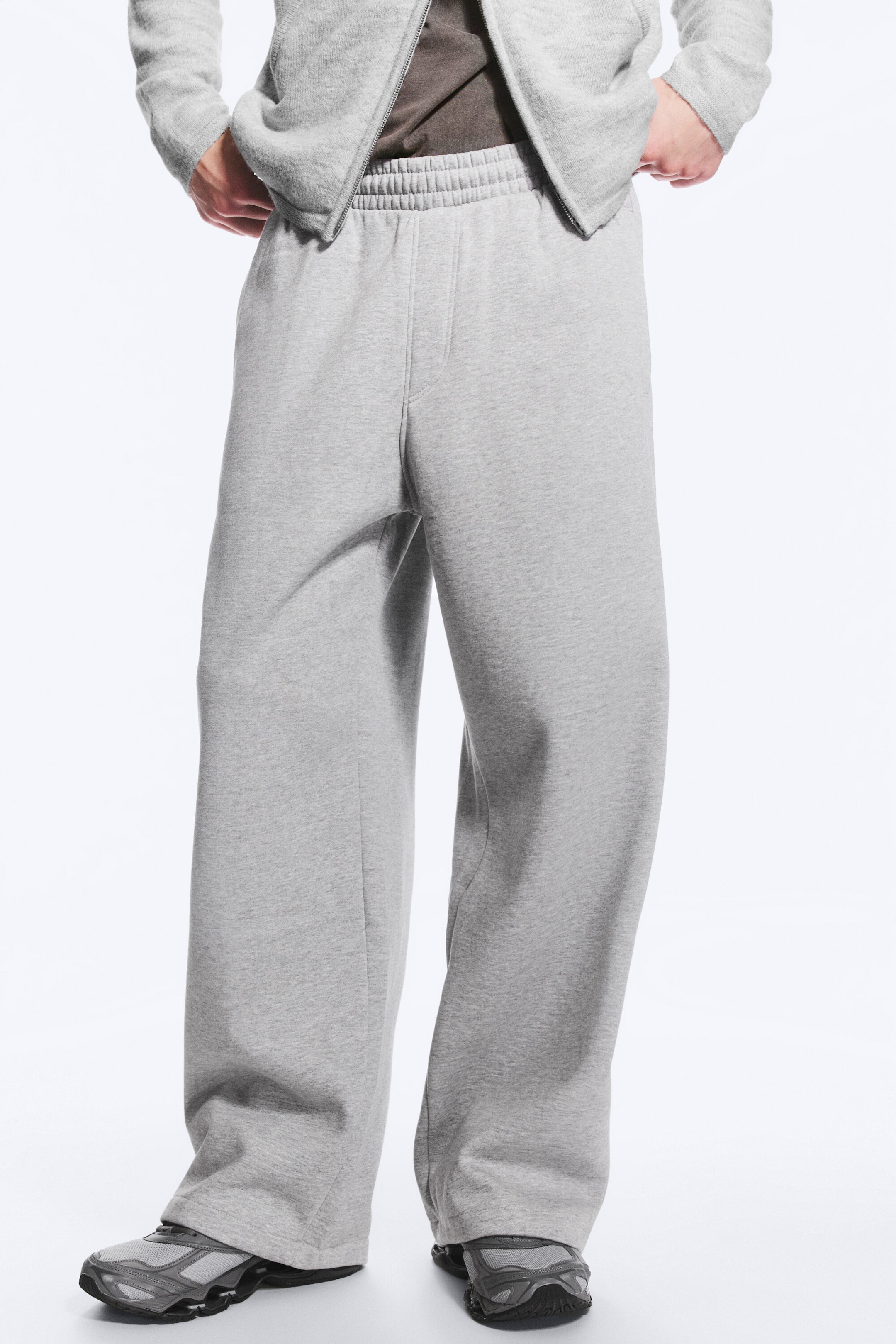 Light Grey - Loose Fit Sweatpants - 2