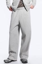 Hellgrau - Sweatpants mit lockerer Passform - 1