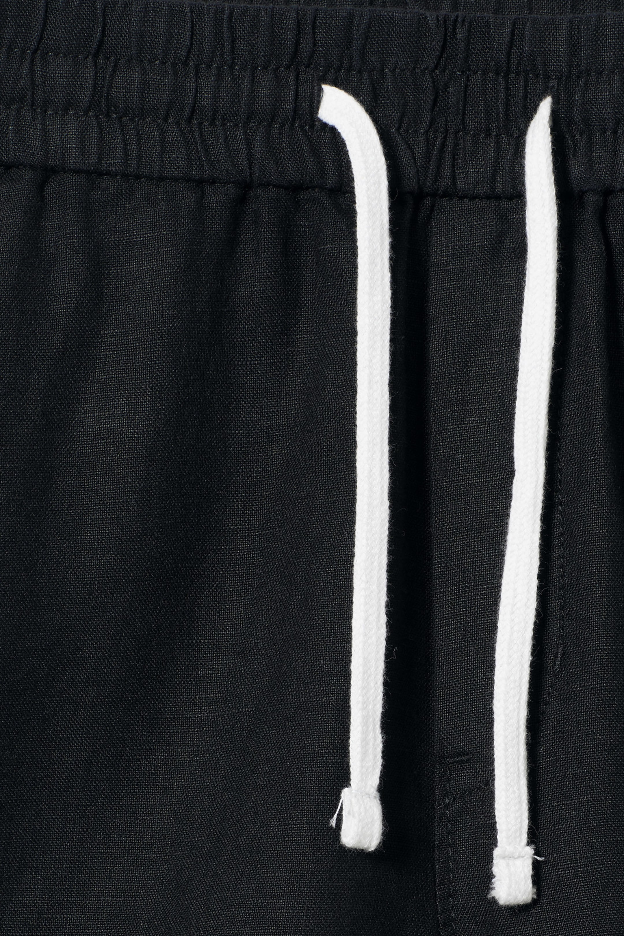 Schwarz - Leinenshorts Olsen - 2
