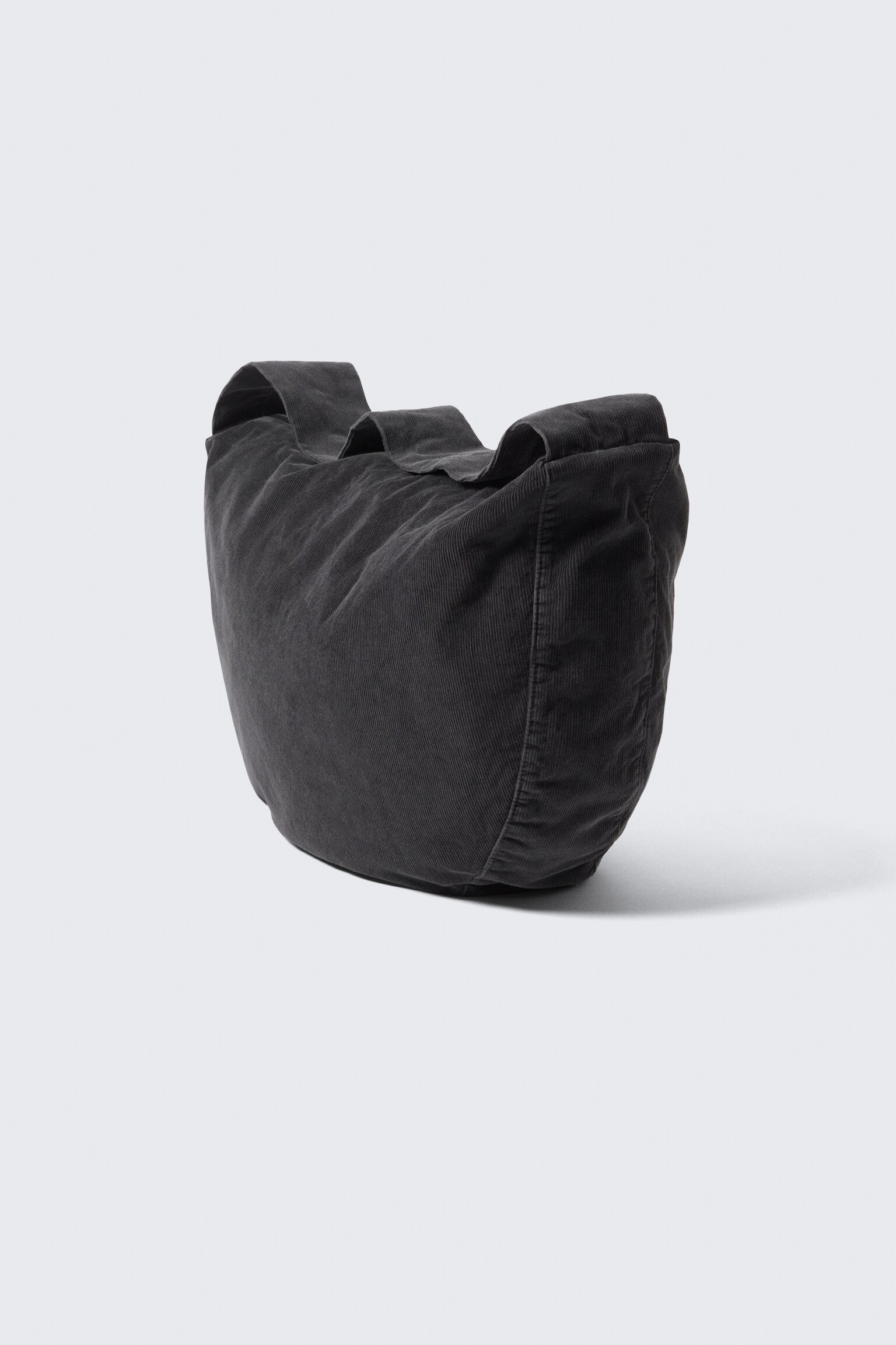 Samir Corduroy Crossbody Bag - Black - 4